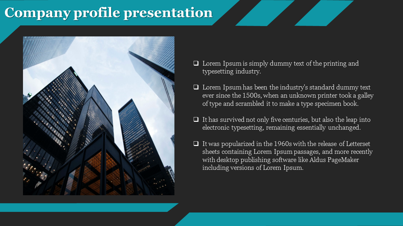 Inventive Company Profile Presentation Template